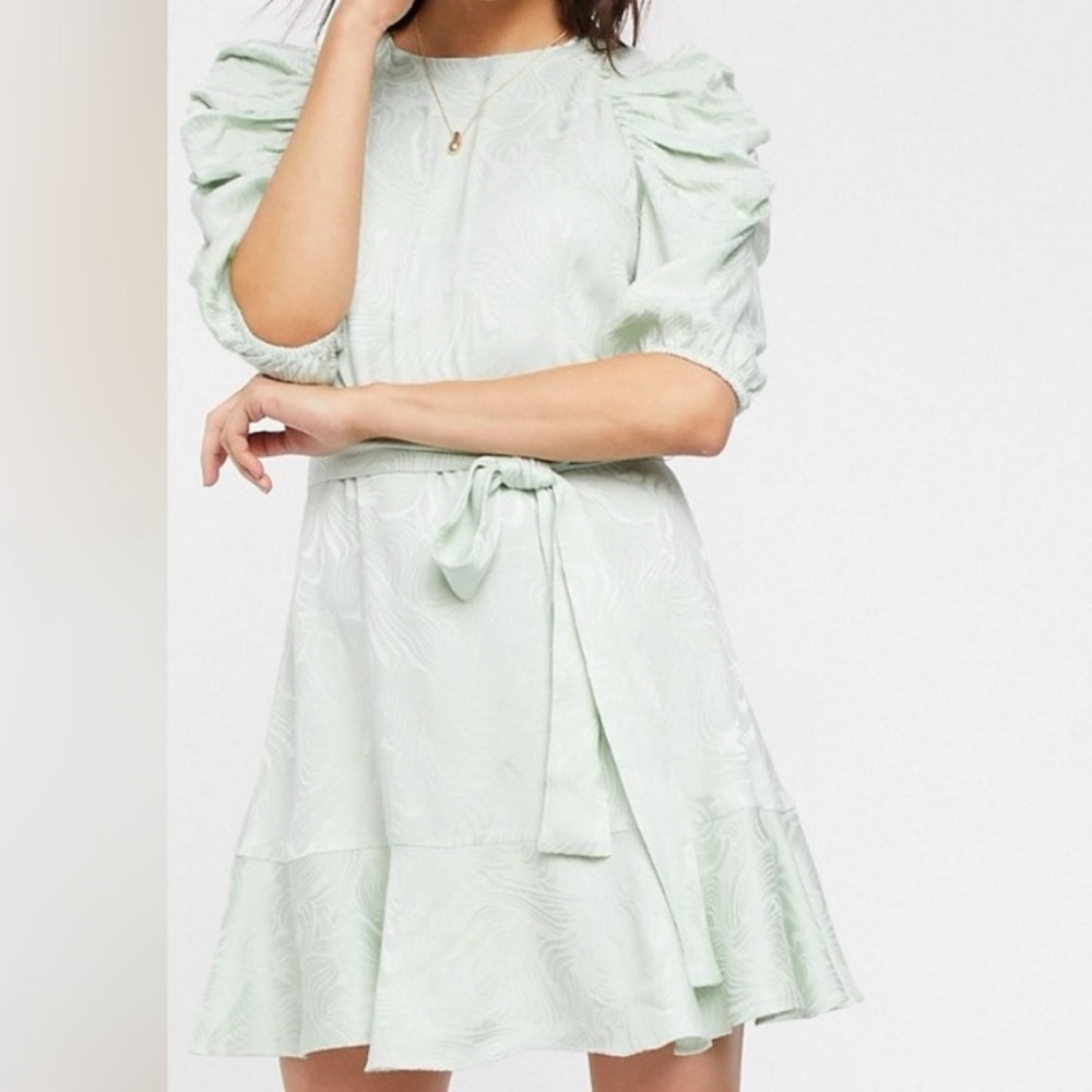 NWT & Other Stories Los Angeles Atelier Sage Green Jacquard